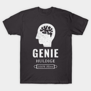 Genie, huldige, 100% Hirn T-Shirt